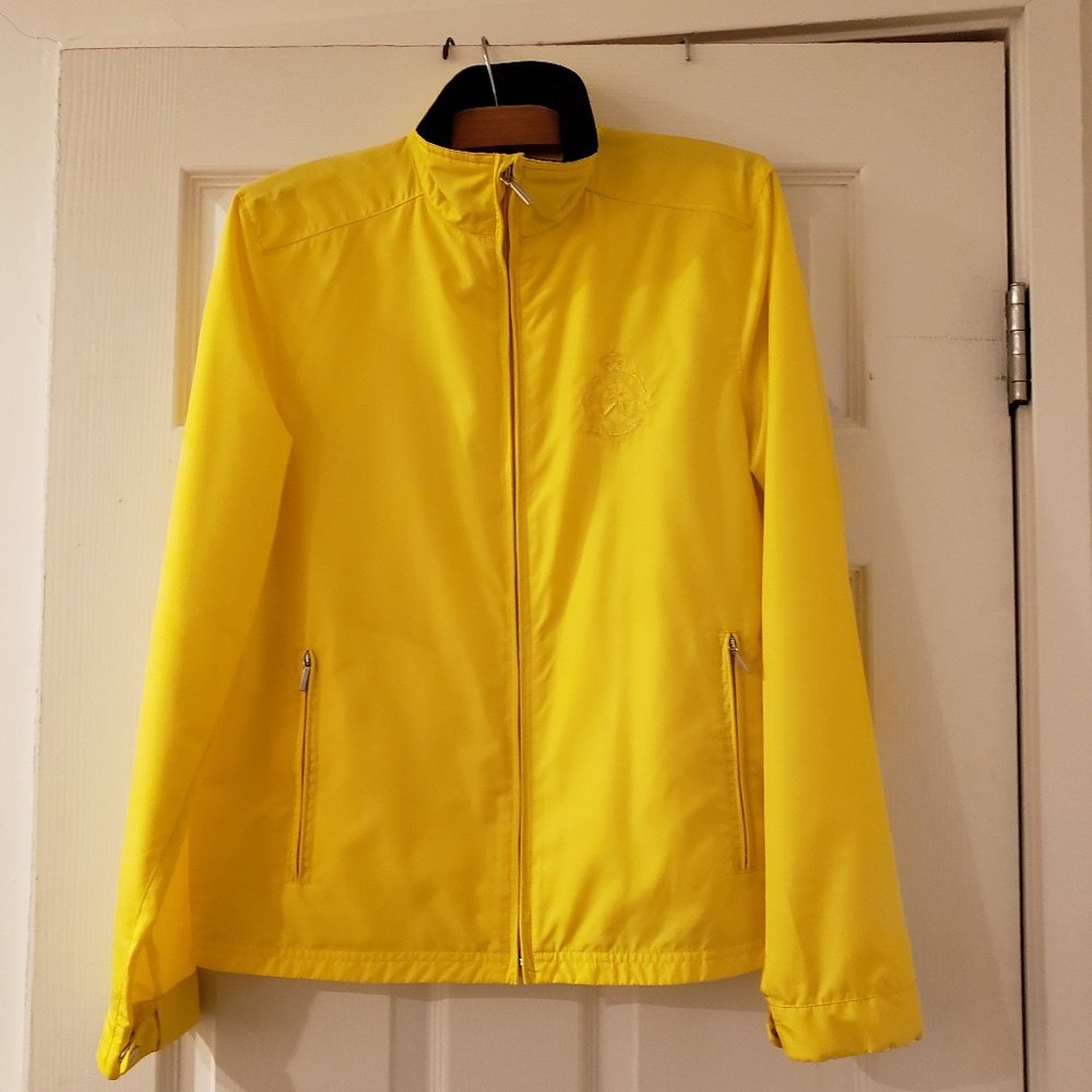 Lauren Ralph Lauren Yellow Windbreaker Jacket